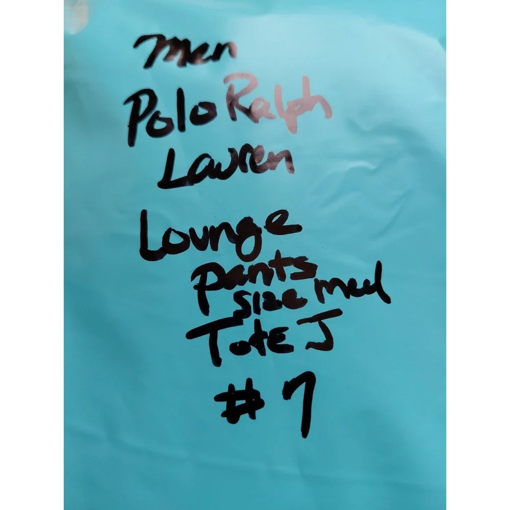 Polo‎ Ralph Lauren Sleepwear Mens Pants Blue Red Allover Pony Print Cotton
